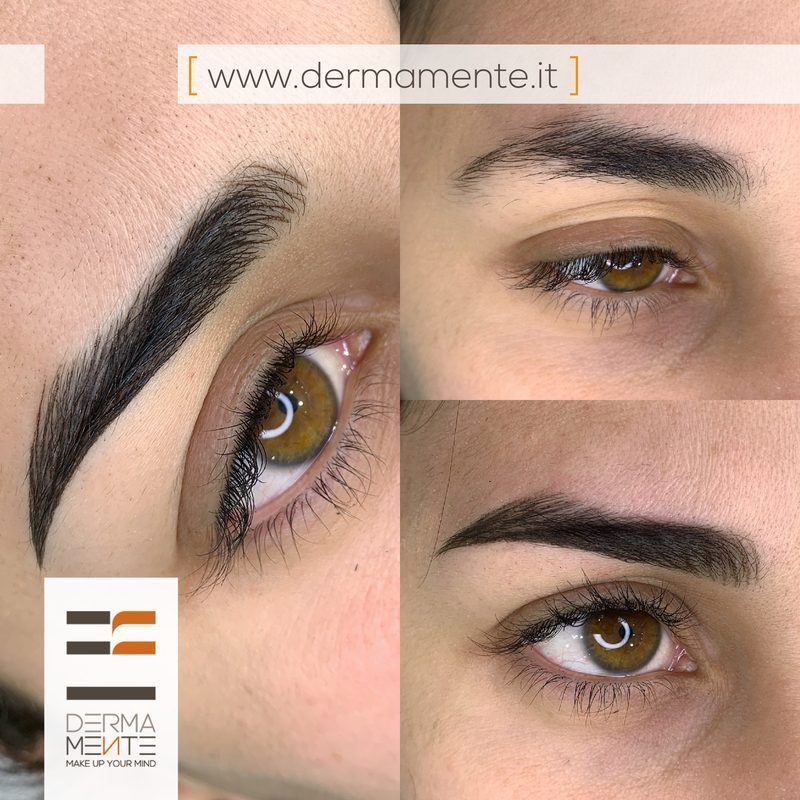 Powder brows sopracciglia effetto sfumato Roma