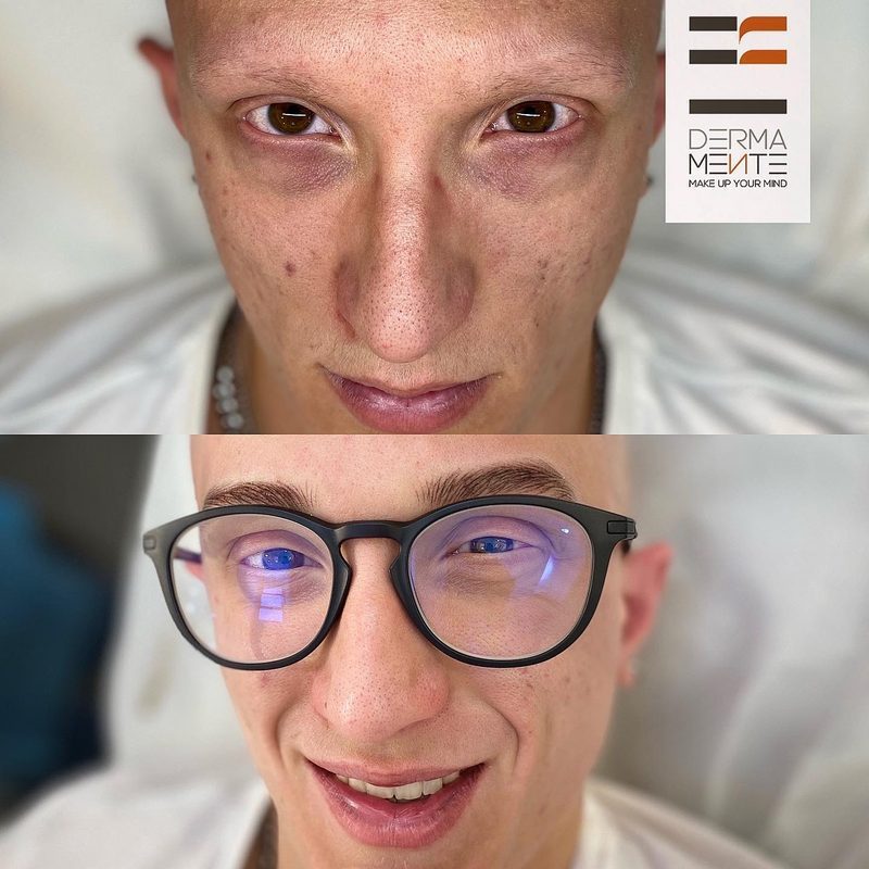 Powder brows sopracciglia effetto sfumato Roma