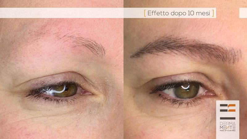 Sopracciglia effetto naturale dermografo Roma