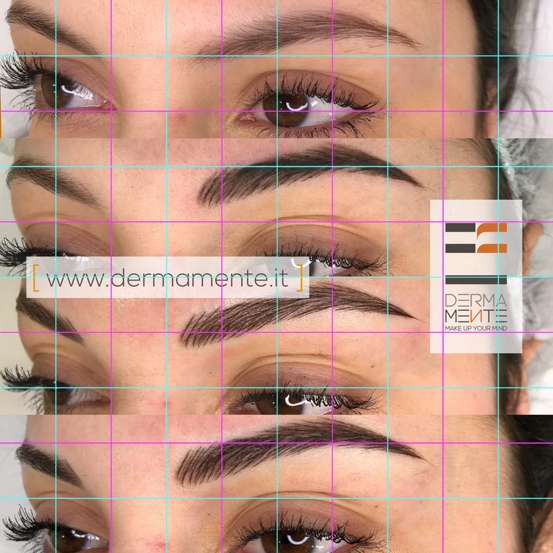 Sopracciglia folte trucco permanente Roma