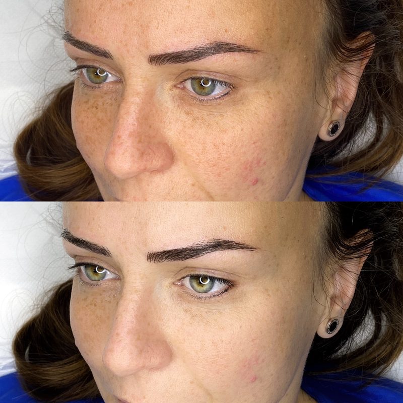 Sopracciglia pelo a pelo effetto naturale Roma