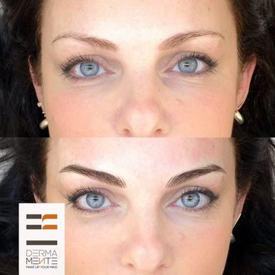 Tatuaggio sopracciglia Roma - Trucco permanente con dermografo professionale Centro Dermamente